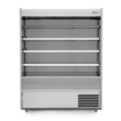 M150MTSCN Gem Multideck - stainless steel open deck fridge with night blind