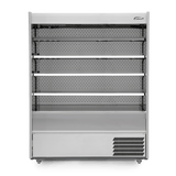 M150MTSCN Gem Multideck - stainless steel open deck fridge with night blind
