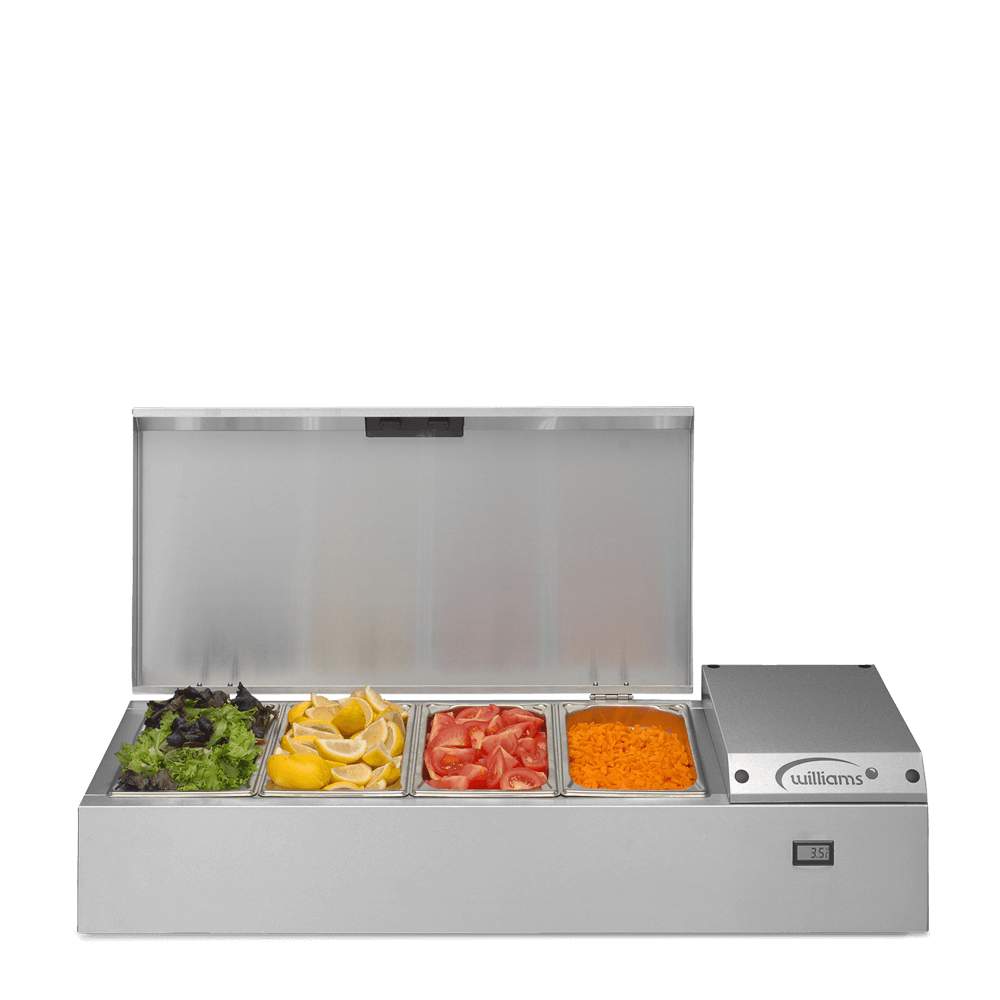 TW9 Thermowell - Four Pan Counter Top Refrigerated Well
