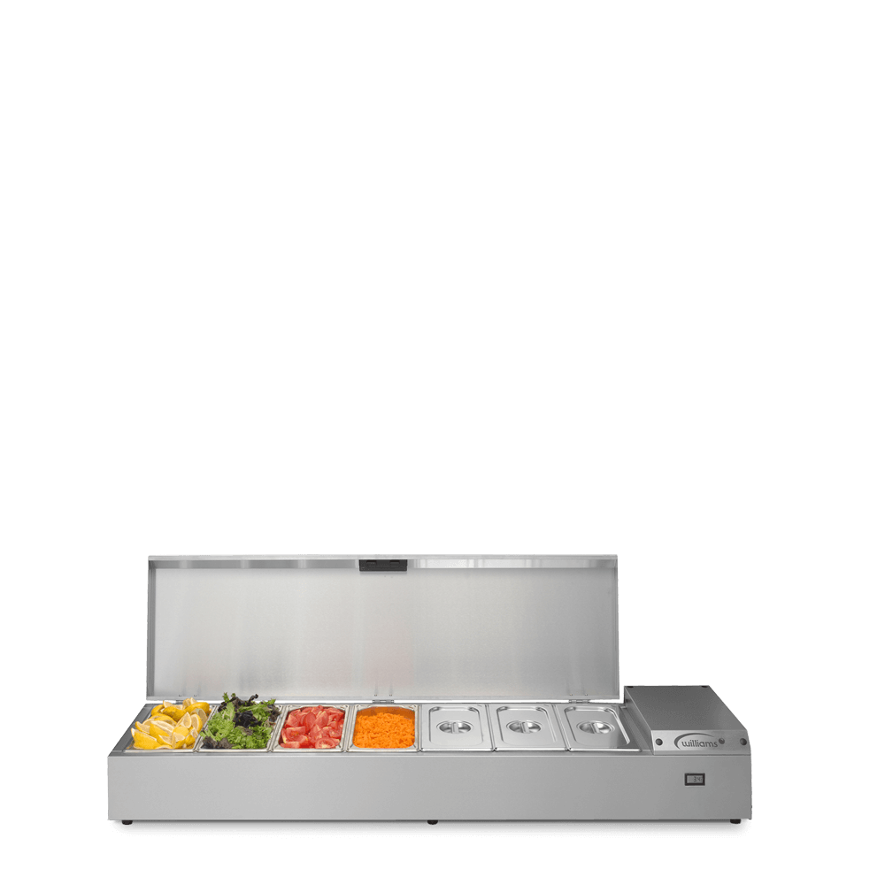 TW15 Thermowell - Seven Pan Counter Top Refrigerated Well
