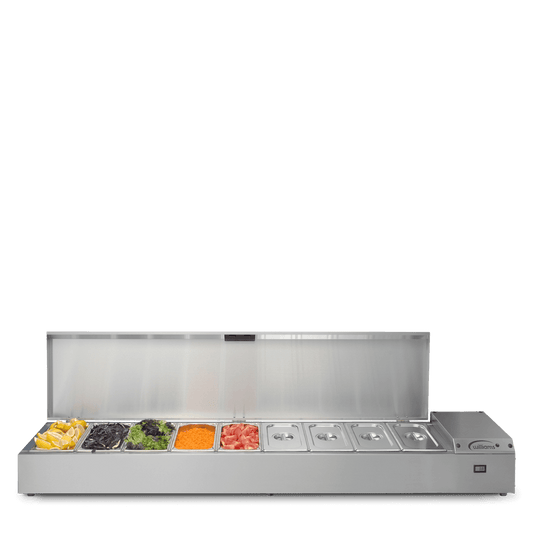 TW18 Thermowell - Nine Pan Counter Top Refrigerated Well