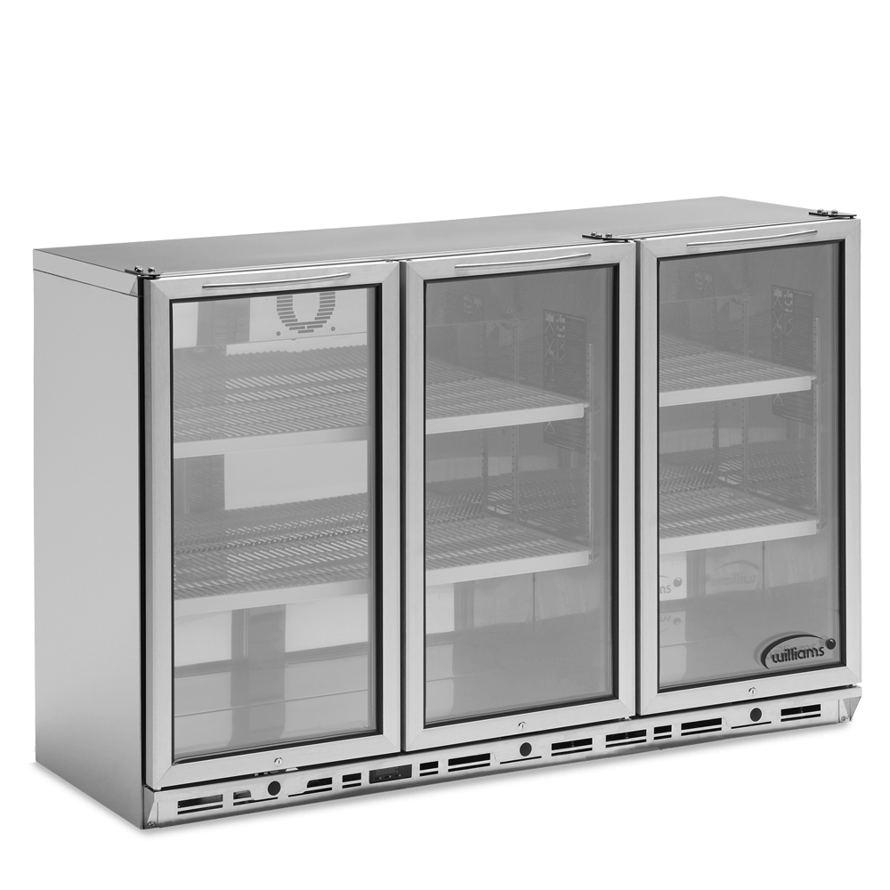 BC3SS Bottle Cooler - Three Door Stainless Steel Bottle Cooler