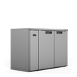 HC2RSS Cameo - Two Door Stainless Steel Remote Back Bar Counter Display Refrigerator