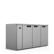 HC3RSS Cameo - Three Door Stainless Steel Remote Back Bar Counter Display Refrigerator