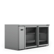 HB2RGS Boronia - Two Door Stainless Steel Remote Back Bar Counter Display Refrigerator