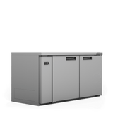 HB2RSS Boronia - Two Door Stainless Steel Remote Back Bar Counter Display Refrigerator