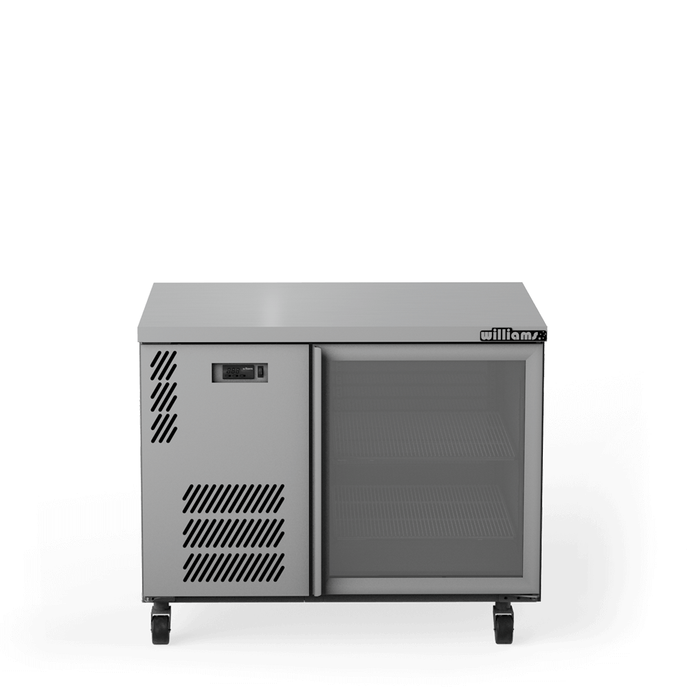 HB1UGS Boronia - One Door Stainless Steel Under Counter Display Refrigerator