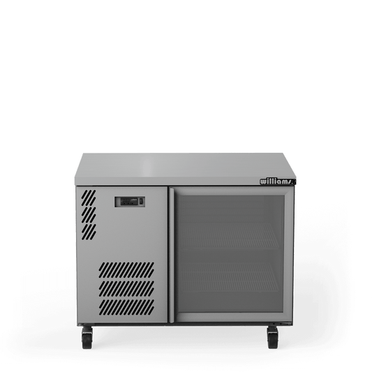 HB1UGS Boronia - One Door Stainless Steel Under Counter Display Refrigerator