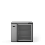 HB1RGS Boronia - One Door Stainless Steel Remote Back Bar Counter Display Refrigerator