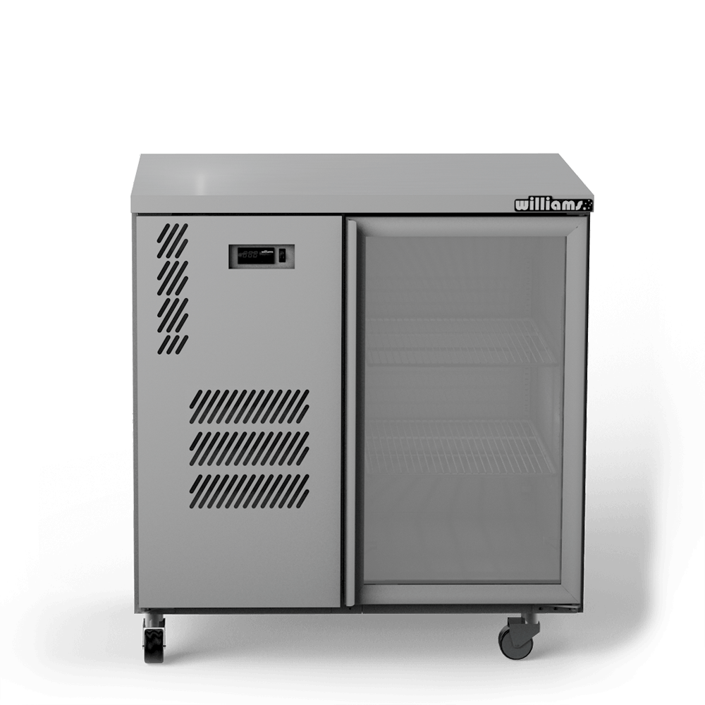 HC1UGS Cameo - One Door Stainless Steel Under Counter Display Refrigerator