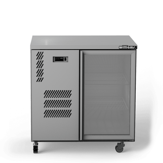 HC1UGS Cameo - One Door Stainless Steel Under Counter Display Refrigerator