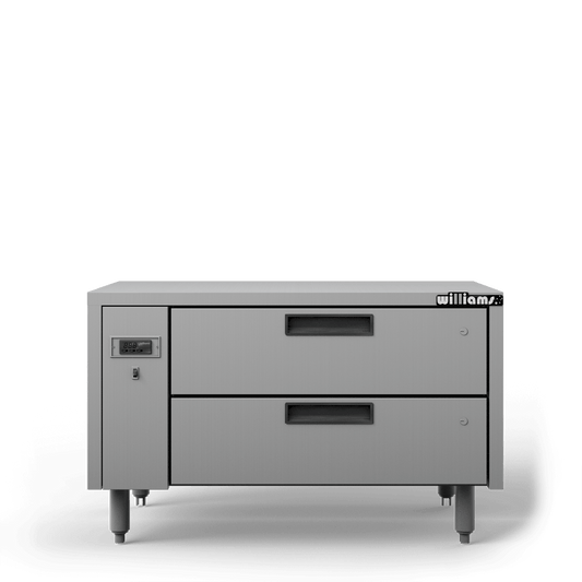 JL2R Jarrah - Two Drawer Remote Lowline Refigerator