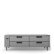 JL4R Jarrah - Four Drawer Remote Lowline Refigerator