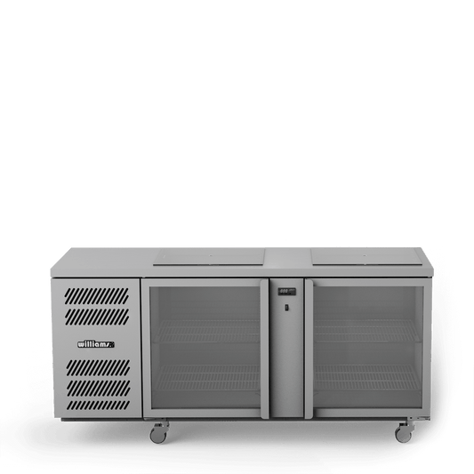 GC2UGDSL Glass Chiller - Two Door Spring Loaded Glass Chiller