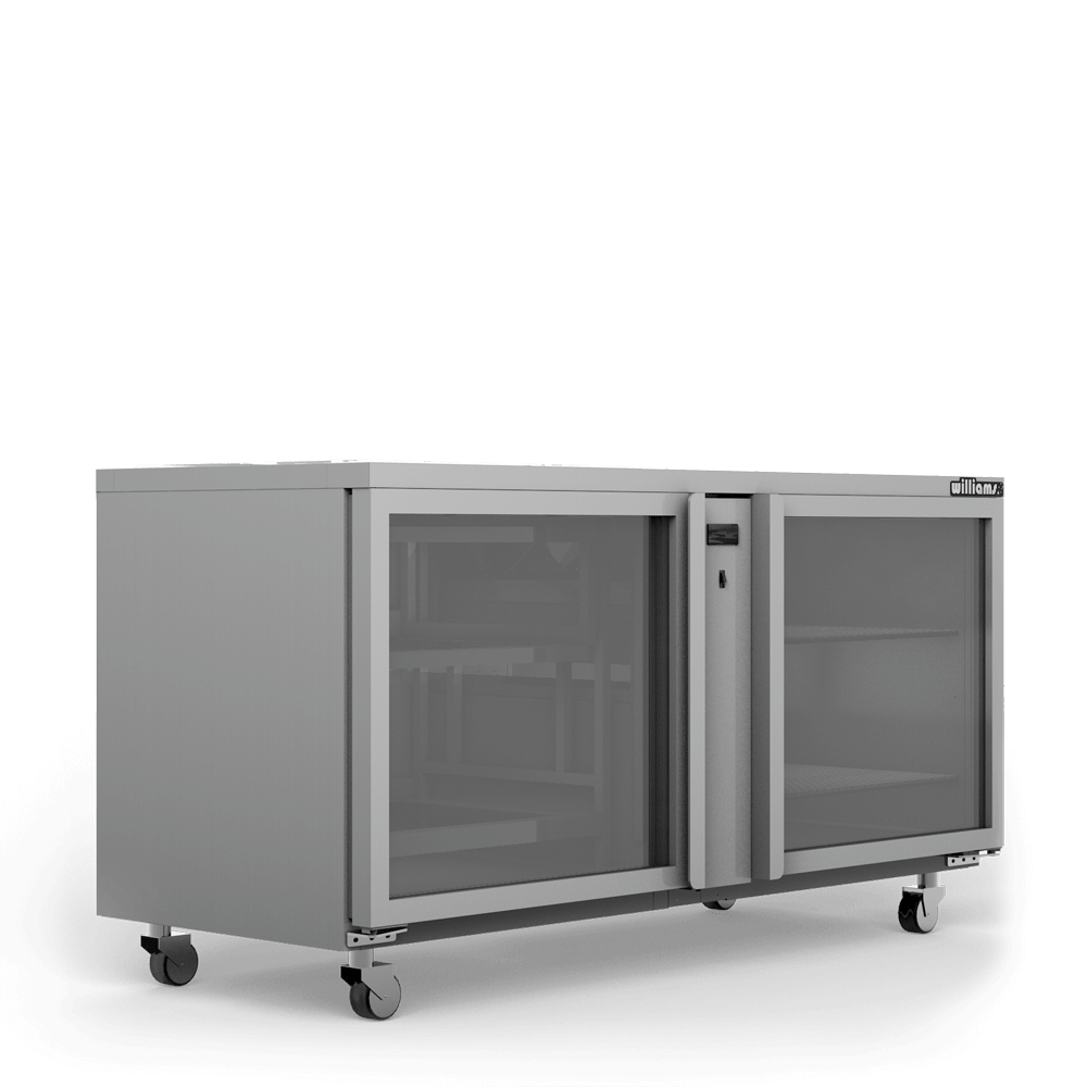 GC2RGD Glass Chiller - Two Door Remote Glass Chiller With Two Shelves