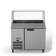 HSP3UBA-000-N Banksia - One Door White Colorbond Prep Counter Refrigerator With Flat Blown Air Well - Without Canopy