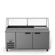 HSP5UBA Banksia - Three Door White Colorbond  Prep Counter Refrigerator With Flat Blown Air Well