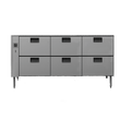 JL6R Jarrah - Six Drawer Remote Hiline Refigerator