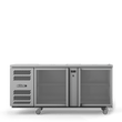 GC25UGD Glass Chiller - Two Door Glass Chiller With Two Shelves - 500 x 500 baskets