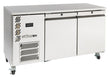 HO2USSHC Opal - Two Door Stainless Steel Under Counter Storage Refrigerator