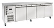 HO4USSHC Opal - Four Door Stainless Steel Under Counter Refrigerator
