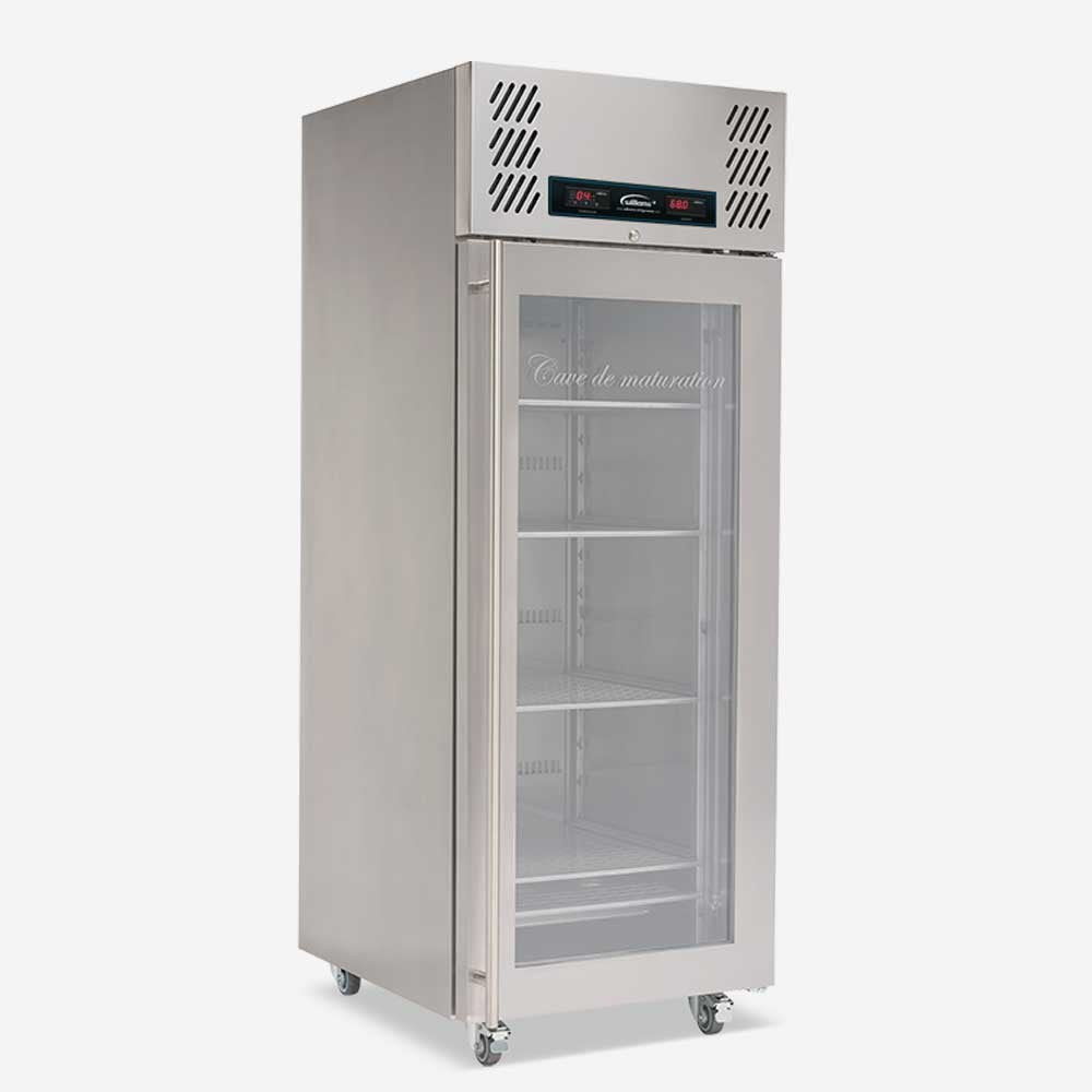 MAR1-HC Meat Aging Refrigerator - Single glass door top mounted upright meat aging fridge