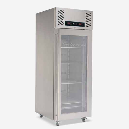 MAR1-HC Meat Aging Refrigerator - Single glass door top mounted upright meat aging fridge