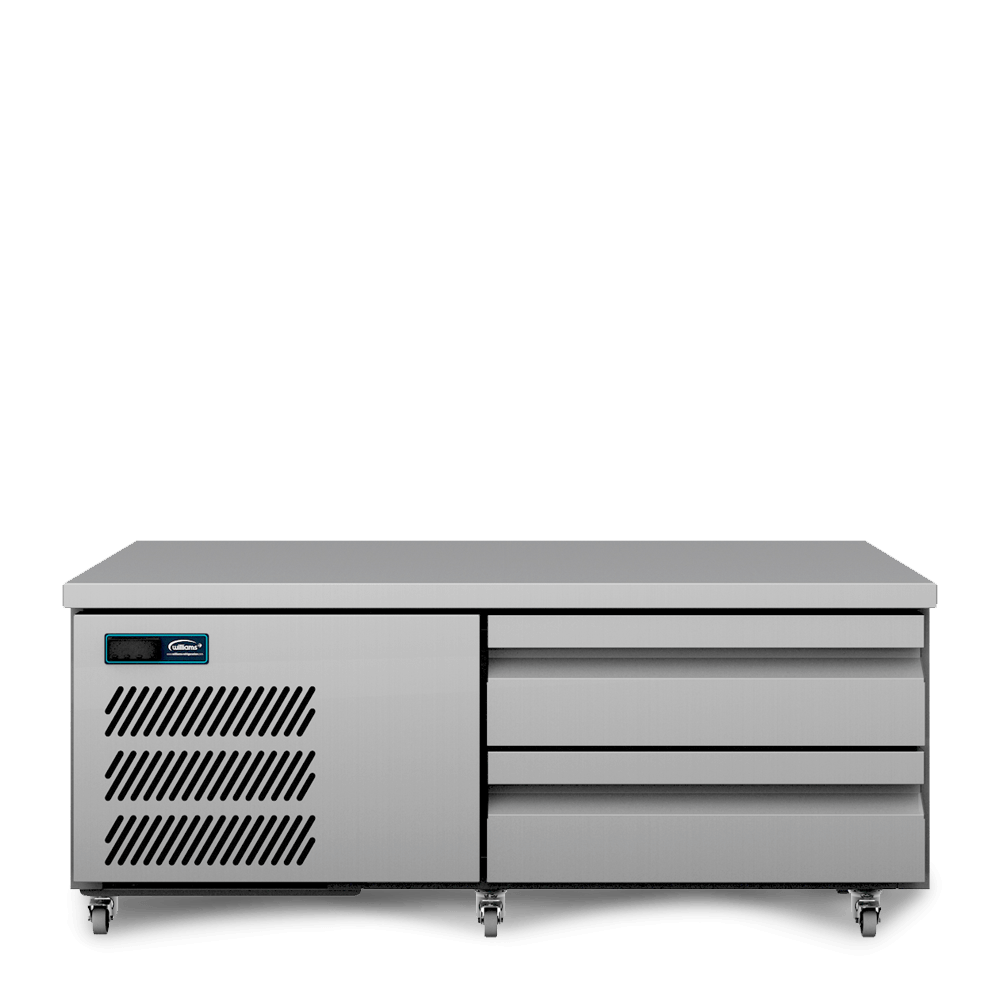 HUBC7 Under Broiler Counter - Two Drawer Self Contained Lowline Refigerator