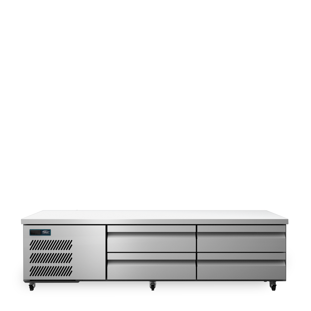 HUBC20 Under Broiler Counter - Four Drawer Self Contained Lowline Refigerator
