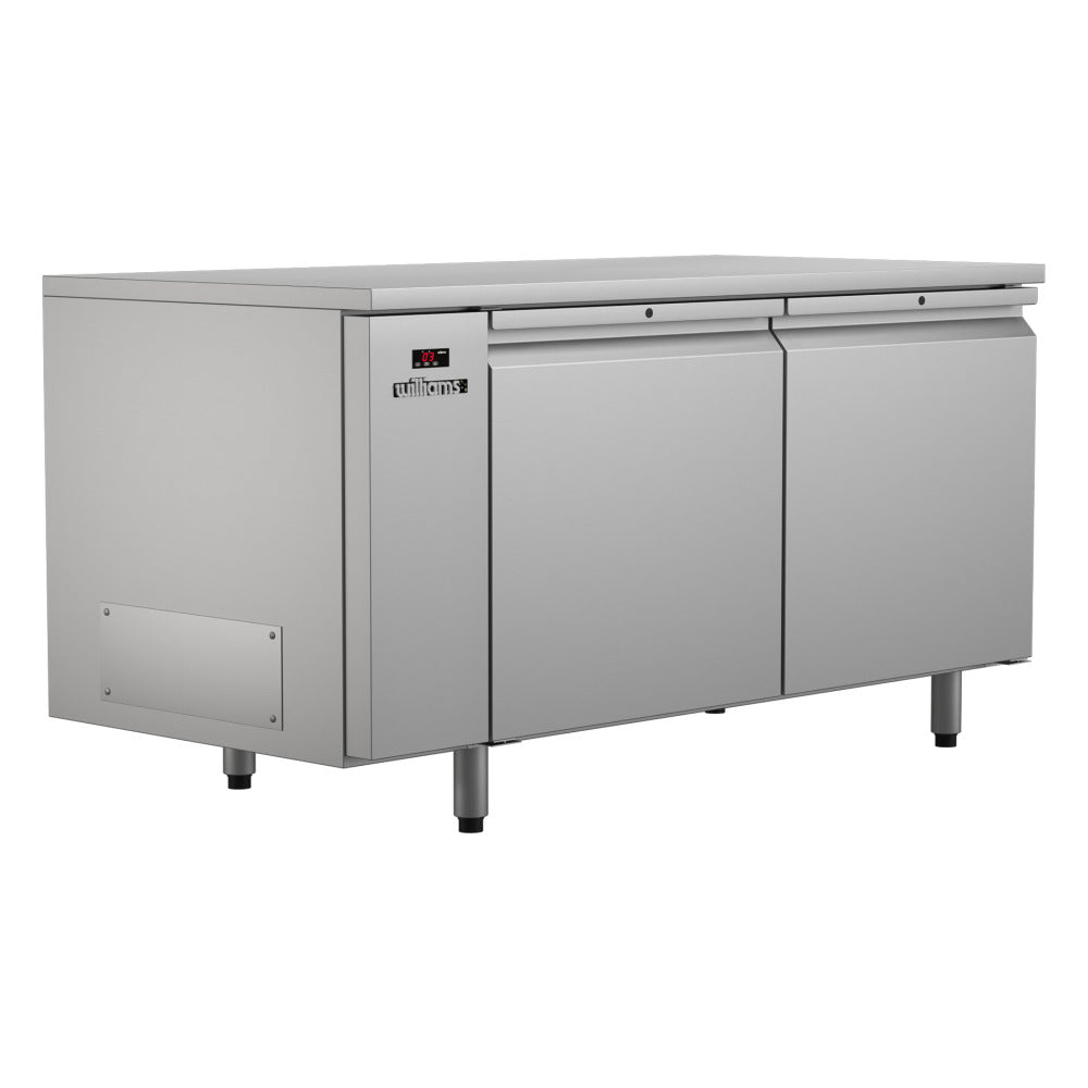 HE2RSS Emerald - Two Door Stainless Steel Remote Under Counter Storage Refrigerator