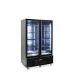 HQS2GBHC Quartz Star - Two Door White Colorbond Upright Display Refrigerator