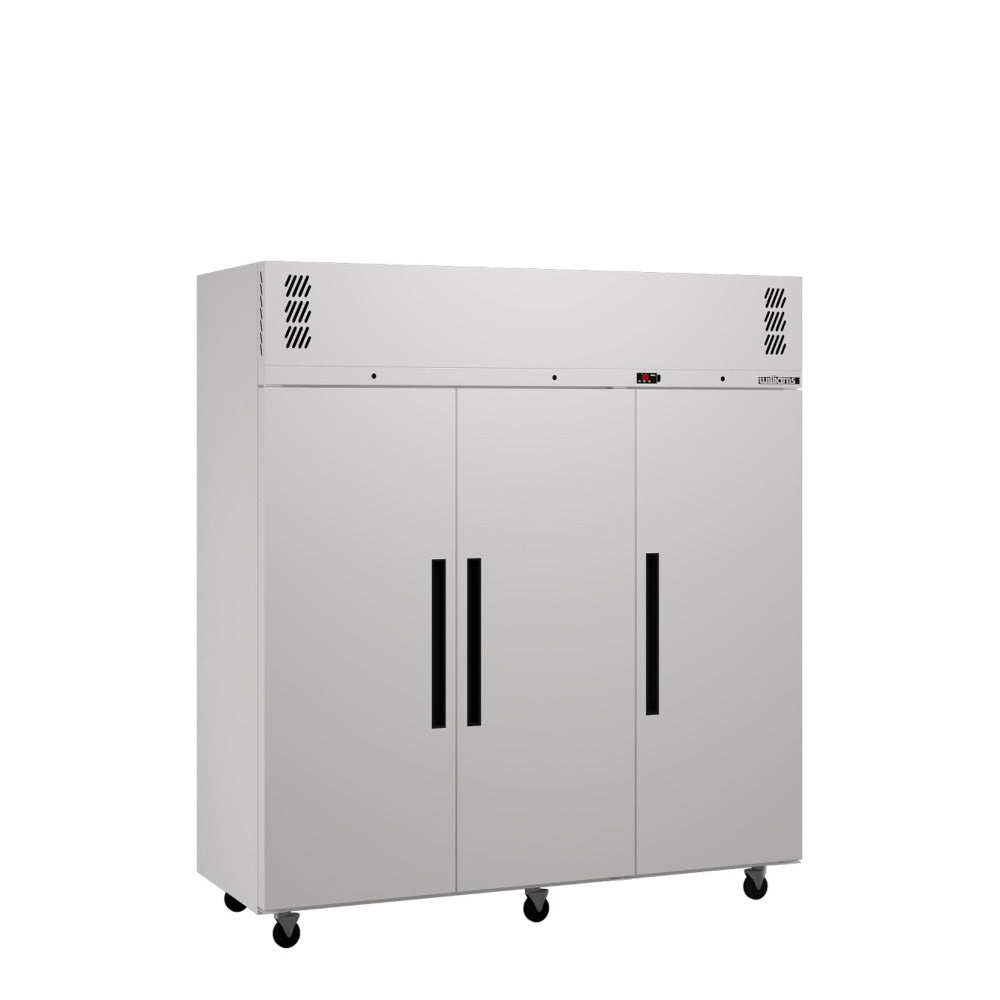 LP3SW Pearl - Three Door White Colorbond Upright Display Freezer