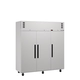 HP3SW Pearl - Three Door White Colorbond Upright Storage Refrigerator