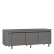 LE3RSS Emerald - Three Door Stainless Steel Remote Under Counter Freezer