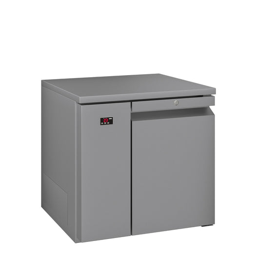 LO1RSS Opal - One Door Stainless Steel Remote Under Counter Storage Freezer