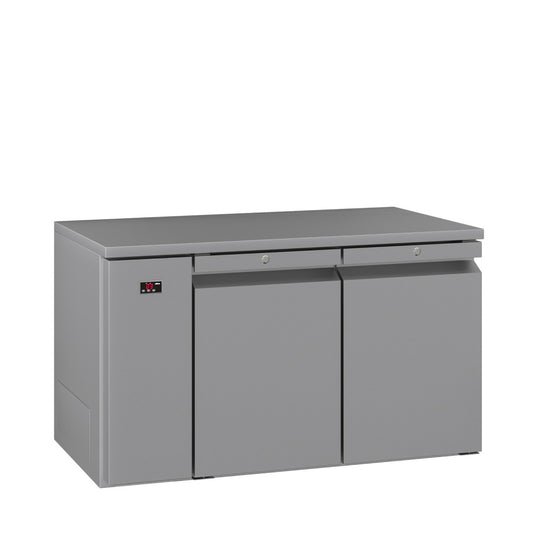 LO2RSS Opal - Two Door Stainless Steel Remote Under Counter Storage Freezer