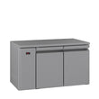 HO2RSS Opal - Two Door Stainless Steel Remote Under Counter Storage Refrigerator