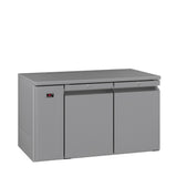 HO2RSS Opal - Two Door Stainless Steel Remote Under Counter Storage Refrigerator