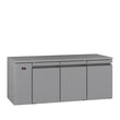 LO3RSS Opal - Three Door Stainless Steel Remote Under Counter Freezer