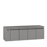 HO4RSS Opal - Four Door Stainless Steel Remote Under Counter Refrigerator