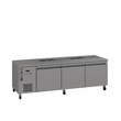 HE3USSBA Emerald - Three Door Stainless Steel Under Counter Refrigerator With Blown Air Well