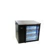 HB1RGB Boronia - One Door Black Colorbond Remote Back Bar Counter Display Refrigerator