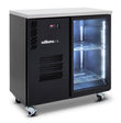 HC1UGB Cameo - One Door Black Colorbond Under Counter Display Refrigerator