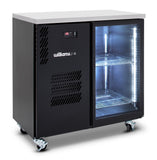 HC1UGB Cameo - One Door Black Colorbond Under Counter Display Refrigerator