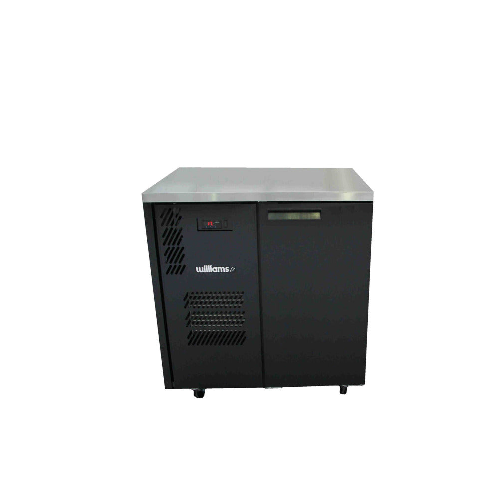 HC1USB Cameo - One Door Black Colorbond Under Counter Display Refrigerator