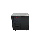 HC1USB Cameo - One Door Black Colorbond Under Counter Display Refrigerator