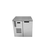 HC1USS Cameo - One Door Sytainless Steel Under Counter Display Refrigerator