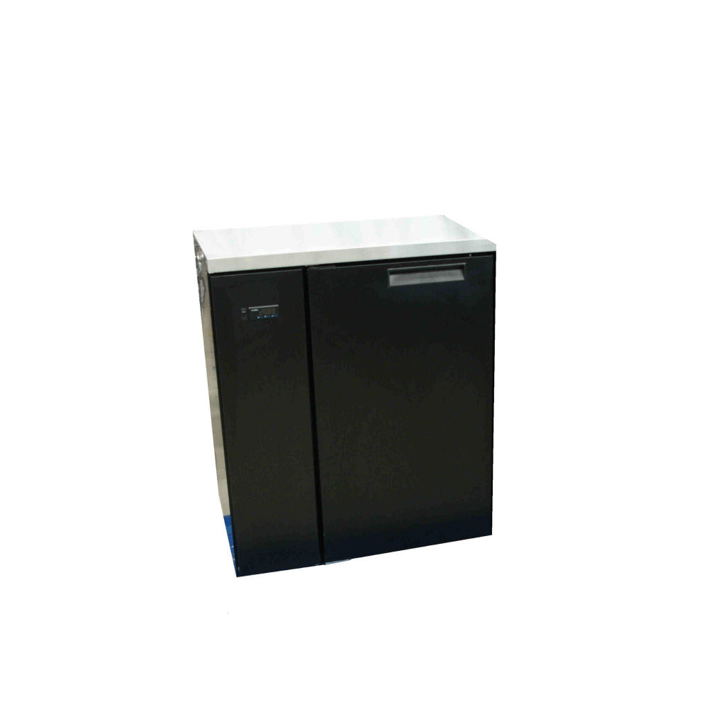 HC1RSB Cameo - One Door Black Colorbond Remote Back Bar Counter Display Refrigerator
