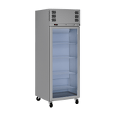 LP1GS Peal - One Door Stainless Steel Upright Display Freezer