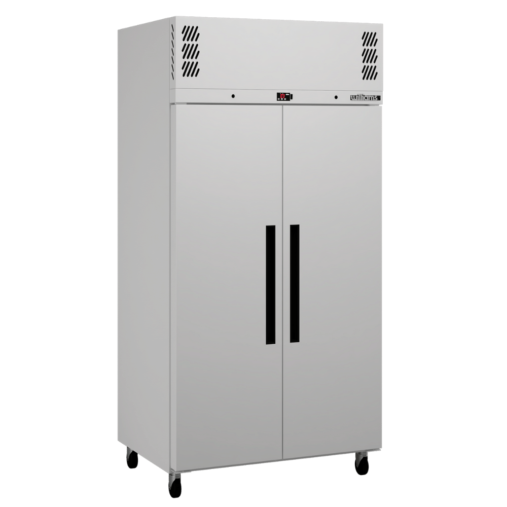 HPR2SW Pearl - Slim Two Door White Colorbond Upright Storage Refrigerator